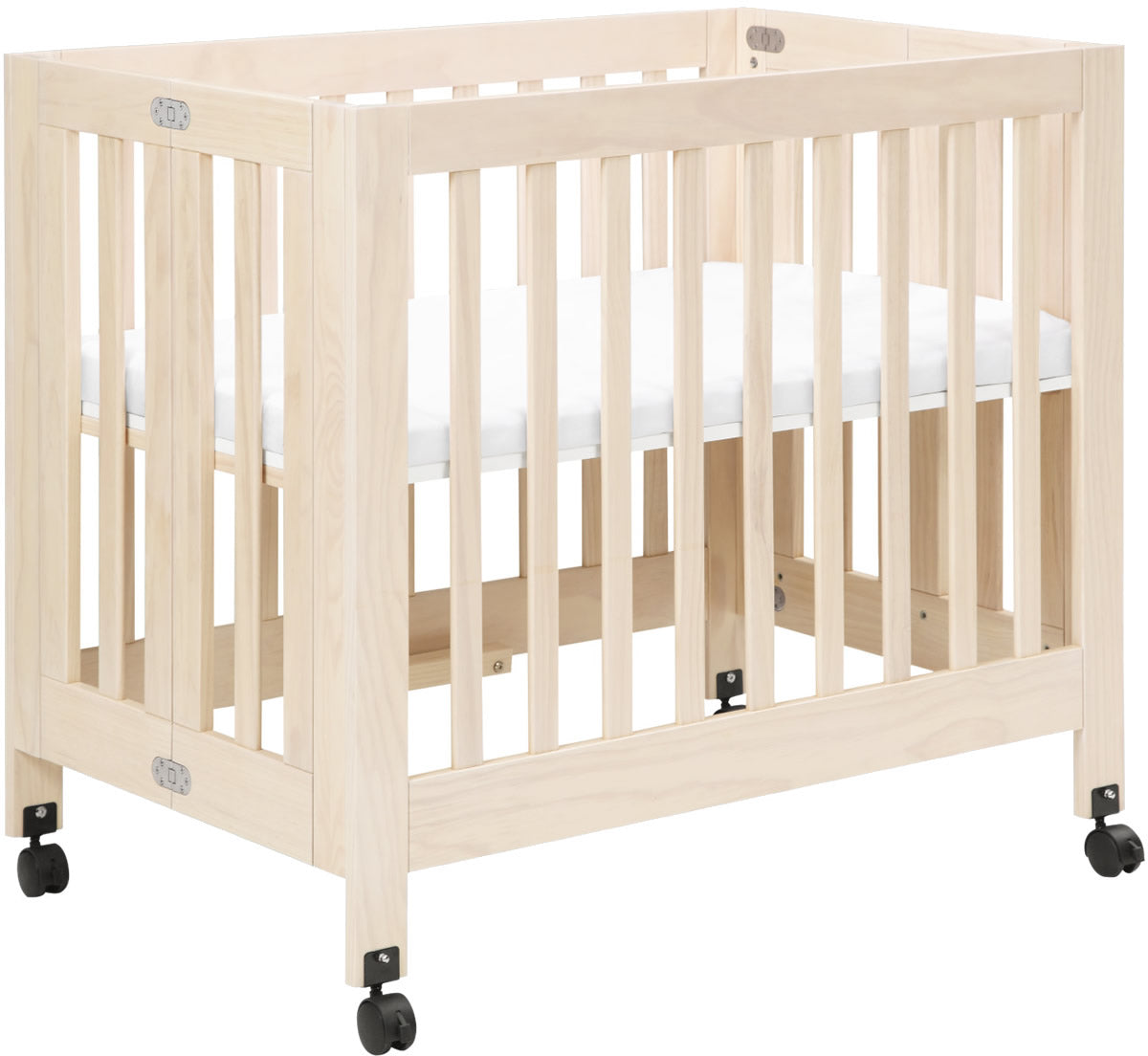 BabyLetto Origami Mini Crib - Washed Natural