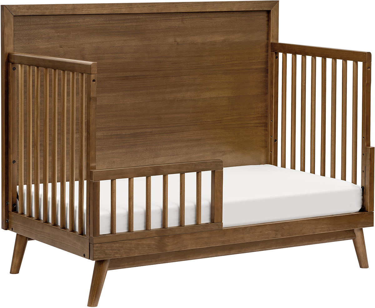 Babyletto Palma 4-in-1 Convertible Crib w/Toddler Bed Conversion Kit - Natural Walnut