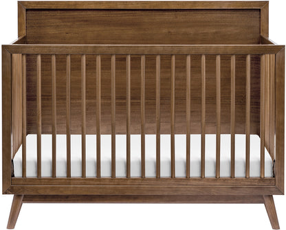 Babyletto Palma 4-in-1 Convertible Crib w/Toddler Bed Conversion Kit - Natural Walnut