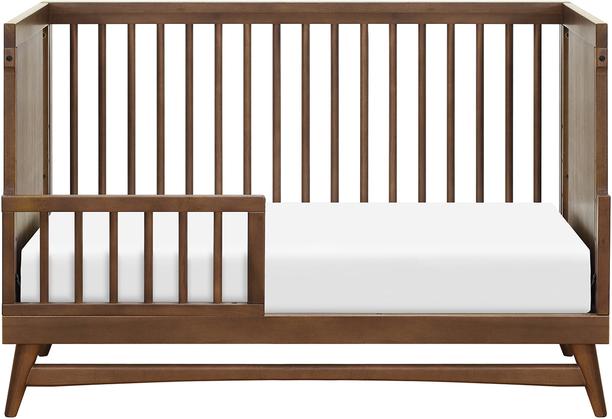 Babyletto Peggy 3-in-1 Convertible Crib w/Toddler Bed Conversion Kit - Natural Walnut