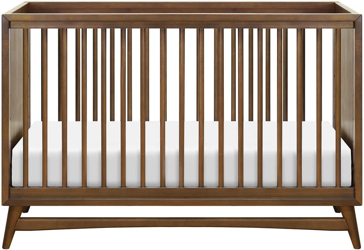 Babyletto Peggy 3-in-1 Convertible Crib w/Toddler Bed Conversion Kit - Natural Walnut