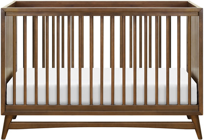 Babyletto Peggy 3-in-1 Convertible Crib w/Toddler Bed Conversion Kit - Natural Walnut