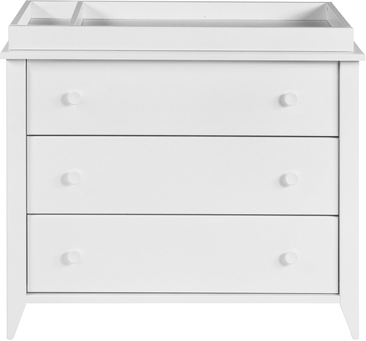 Babyletto Sprout 3-Drawer Changer Dresser w/Removable Changing Tray - White