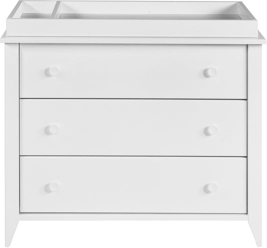 Babyletto Sprout 3-Drawer Changer Dresser w/Removable Changing Tray - White