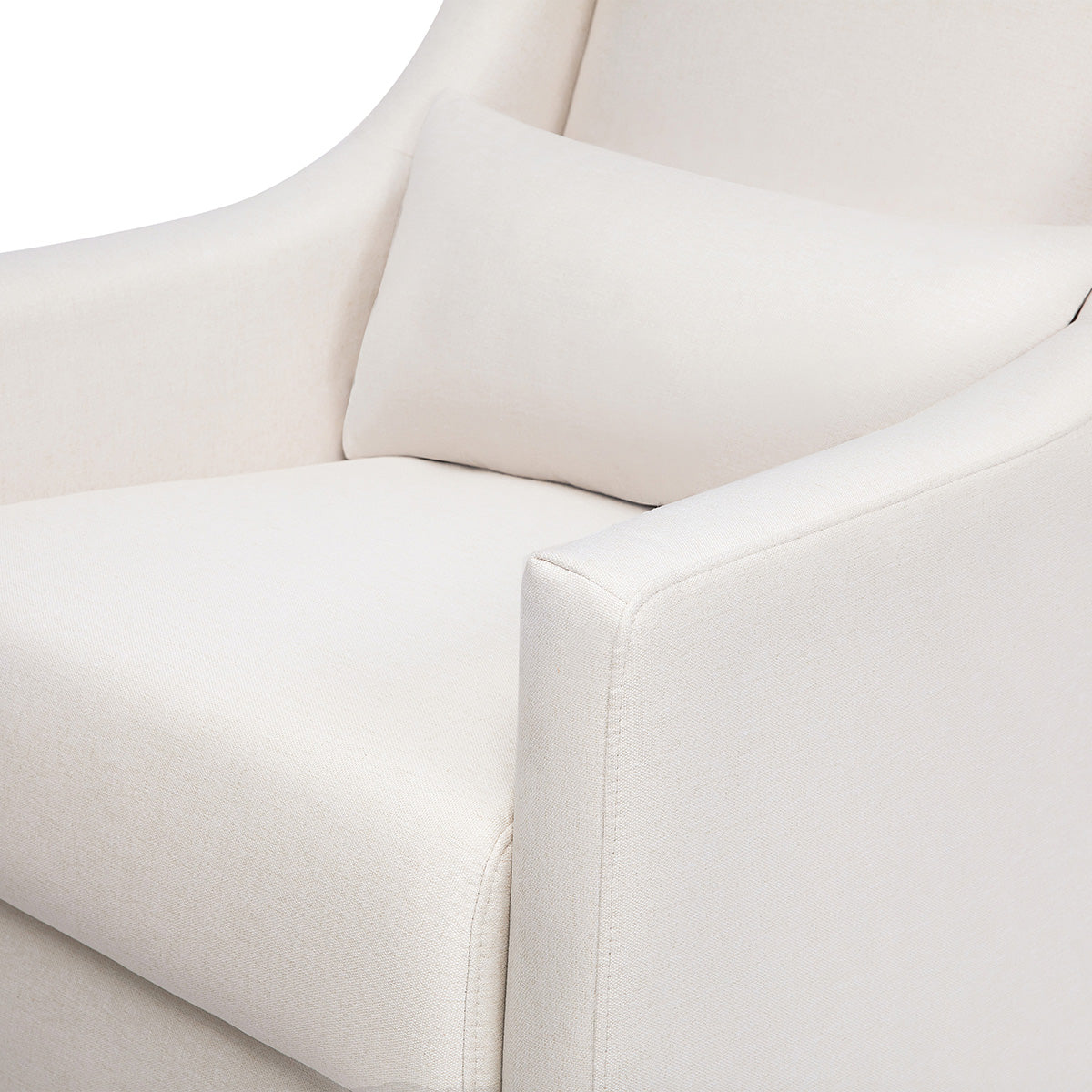 Babyletto Toco Swivel Glider and Ottoman - Performance Cream Eco-Weave