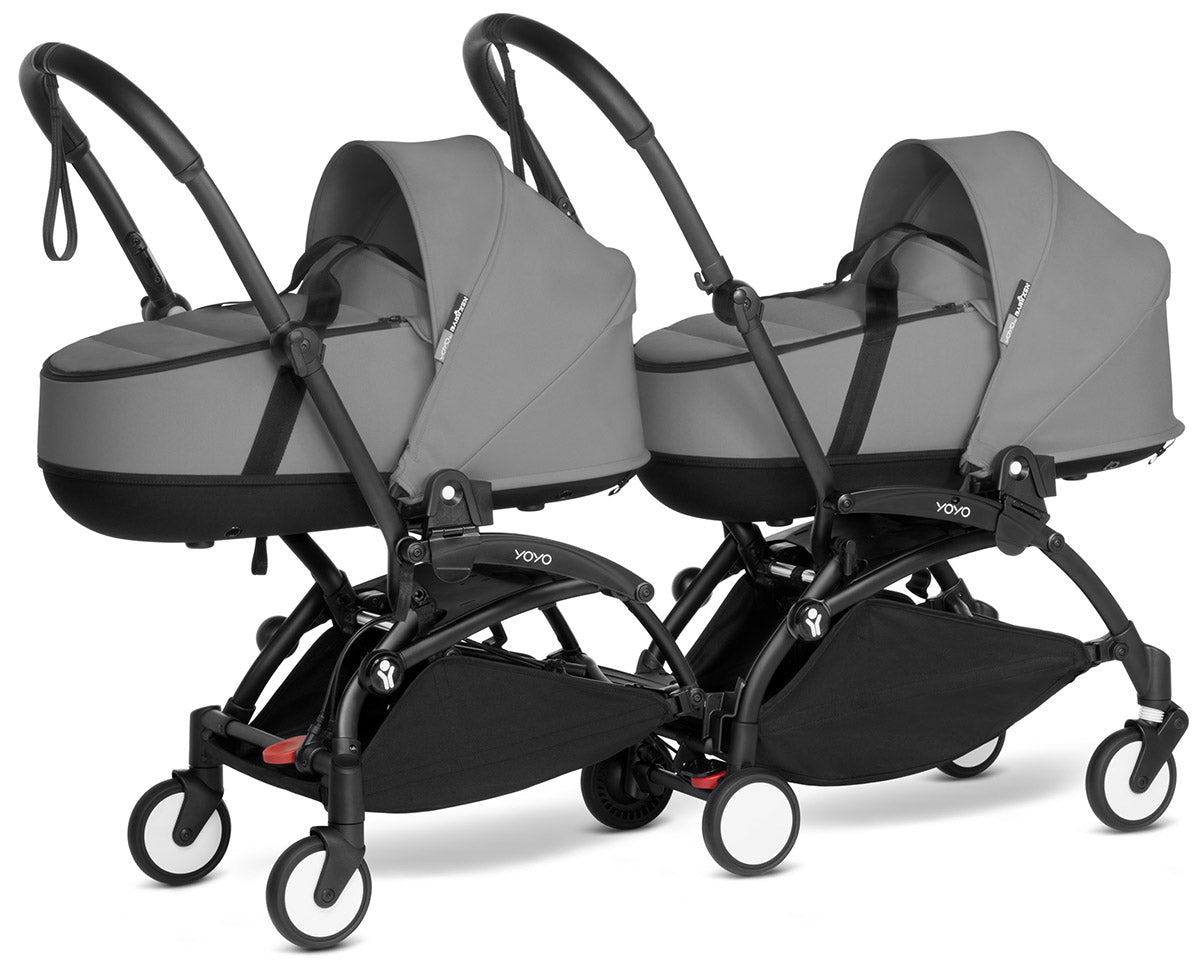 Babyzen YOYO Connect Double Stroller Bassinet / Bassinet Bundle - Black / Grey