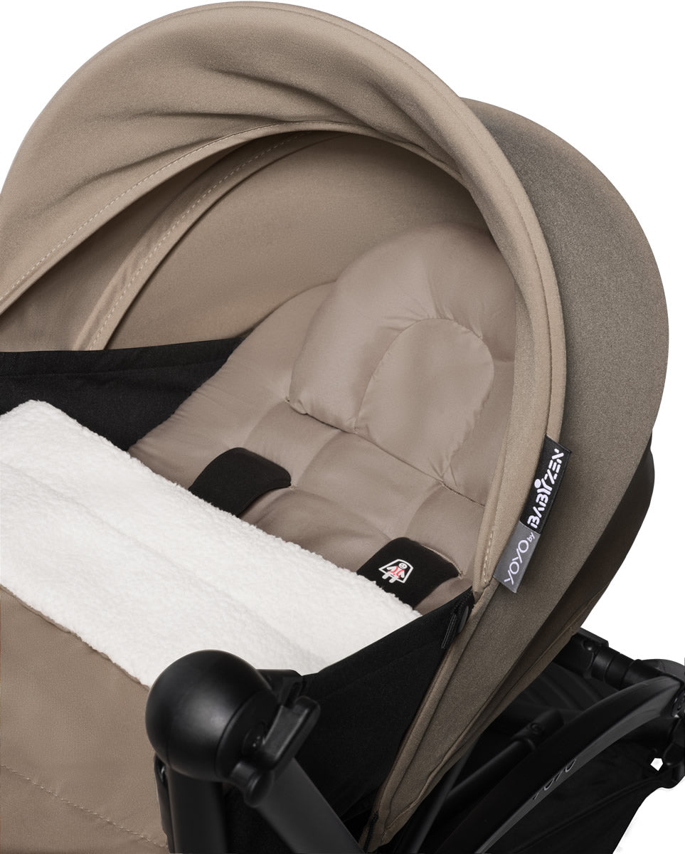 Babyzen YOYO2 Ultra Compact 0+ Stroller - White / Taupe