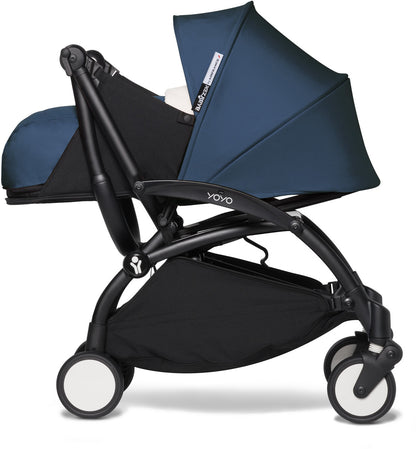 Babyzen YOYO2 Ultra Compact 0+ Stroller - Black / Air France Blue