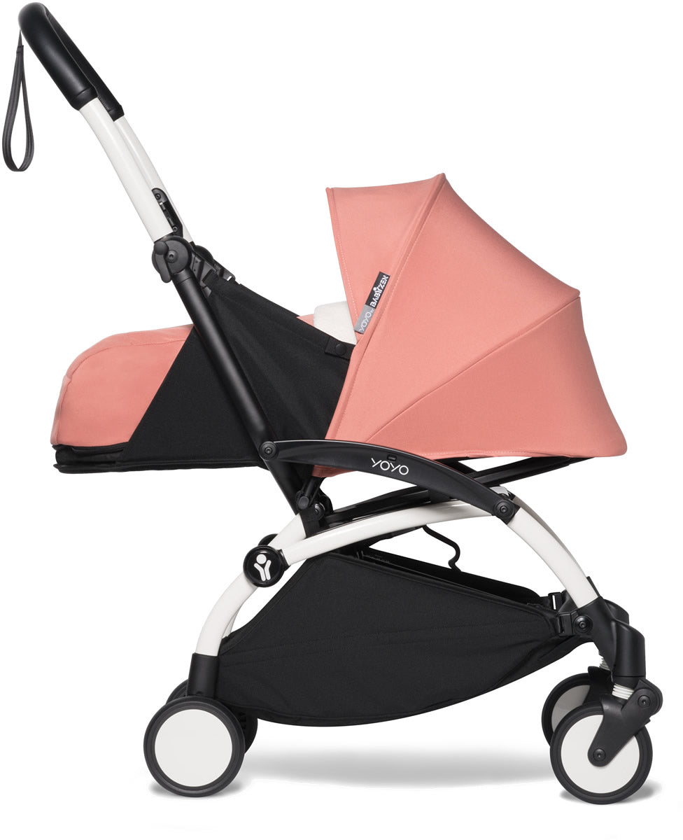 Babyzen YOYO2 Ultra Compact 0+ Stroller - White / Ginger