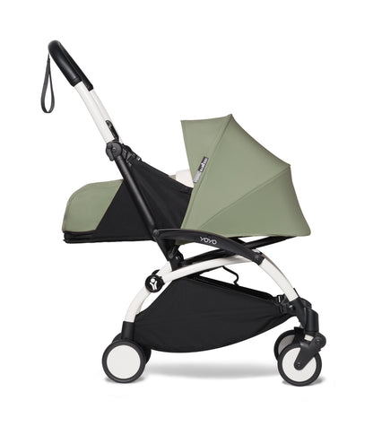 Babyzen YOYO2 Ultra Compact 0+ Stroller - White / Olive