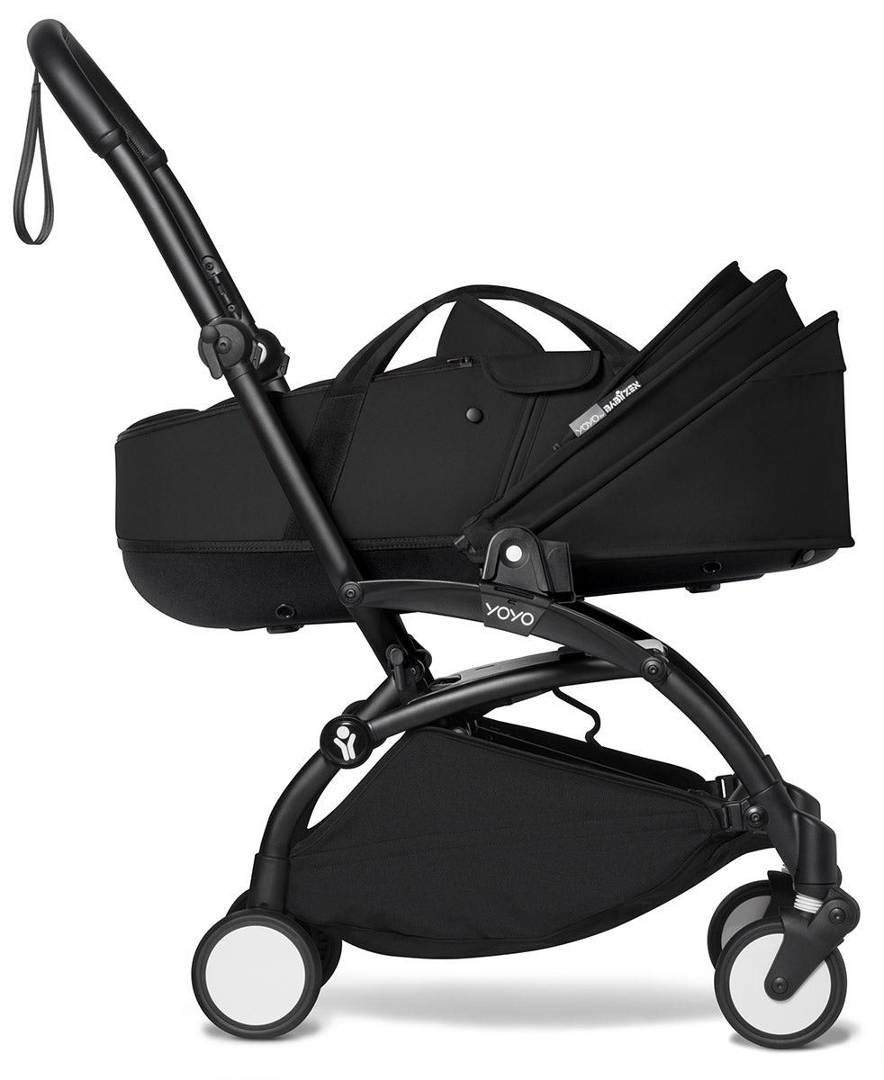 Babyzen YOYO2 Ultra Compact Complete 6+ Stroller with Bassinet - Black/Black