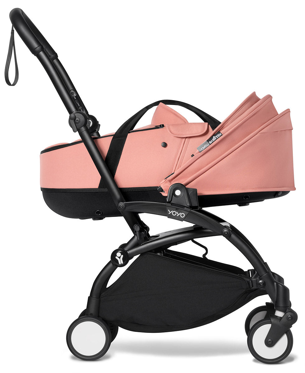 Babyzen YOYO2 Ultra Compact Complete 6+ Stroller with Bassinet - Black/Ginger