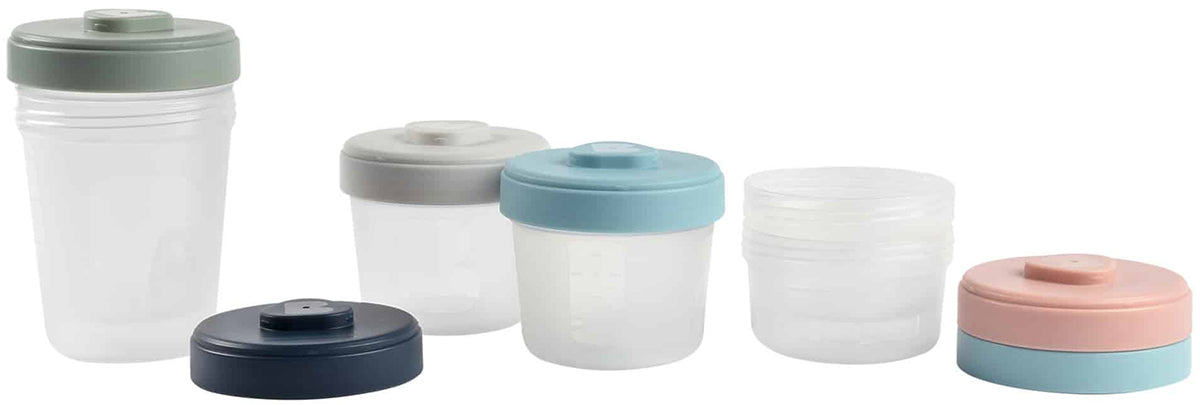 Beaba Baby Food Clip Containers Set of 6 - Medium