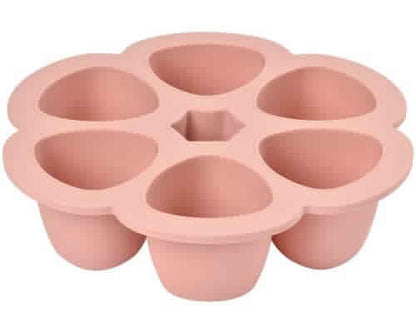 Beaba Multiportions 5oz Silicone Tray - Rose