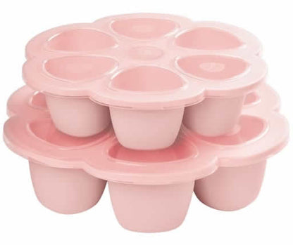 Beaba Multiportions 5oz Silicone Tray - Rose