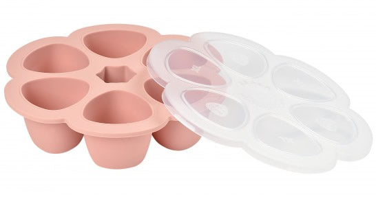 Beaba Multiportions 5oz Silicone Tray - Rose