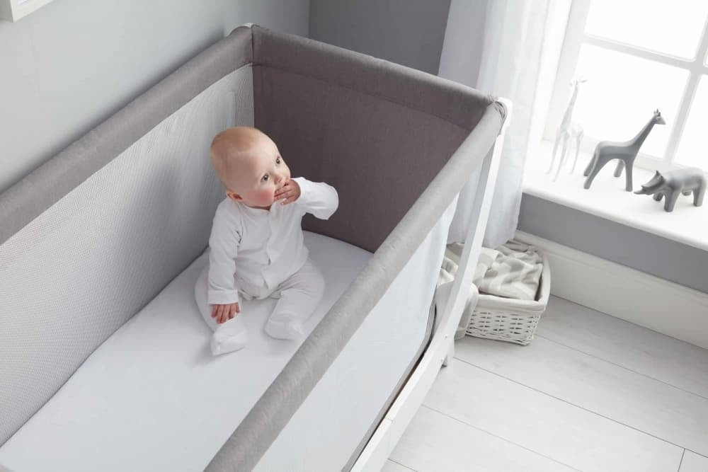 BEABA x Shnuggle Full Size Crib Airflow Mattress - White