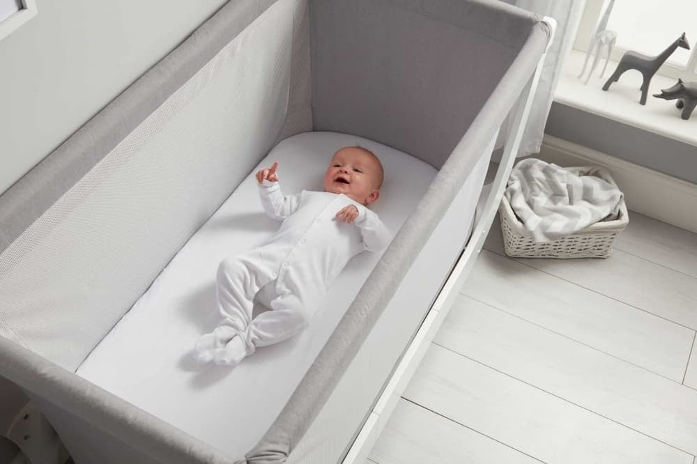 BEABA x Shnuggle Full Size Crib Airflow Mattress - White