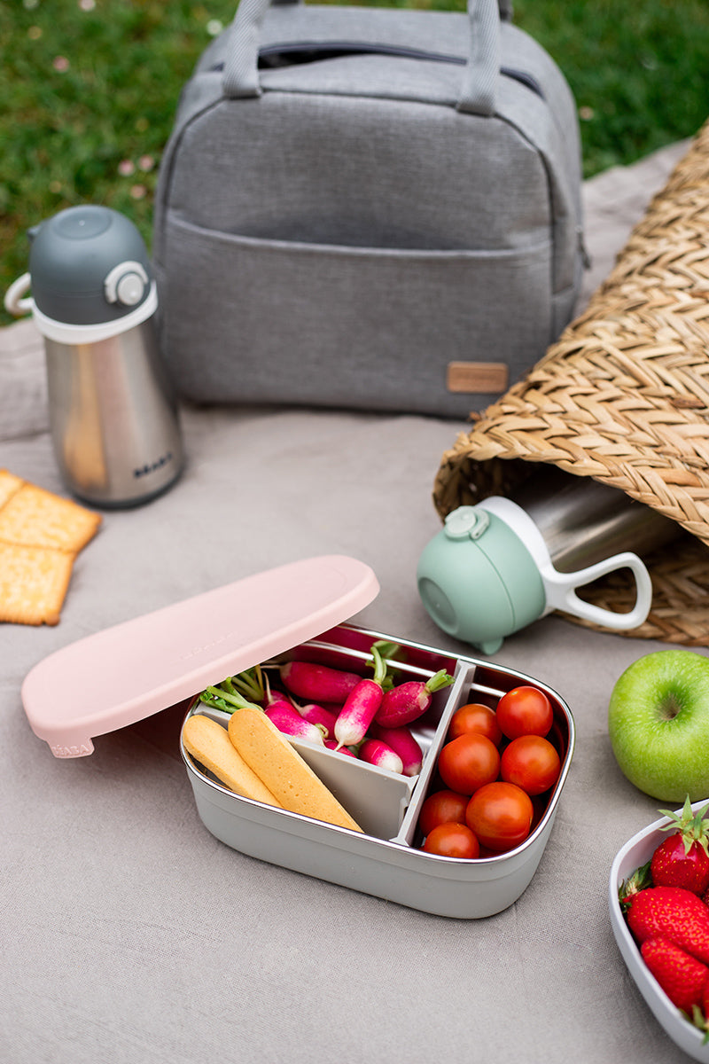 BEABA Stainless Steel Lunch Box - Rose