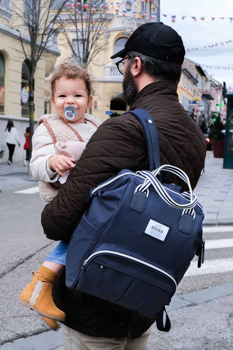 Beaba Wellington Backpack Diaper Bag - Navy