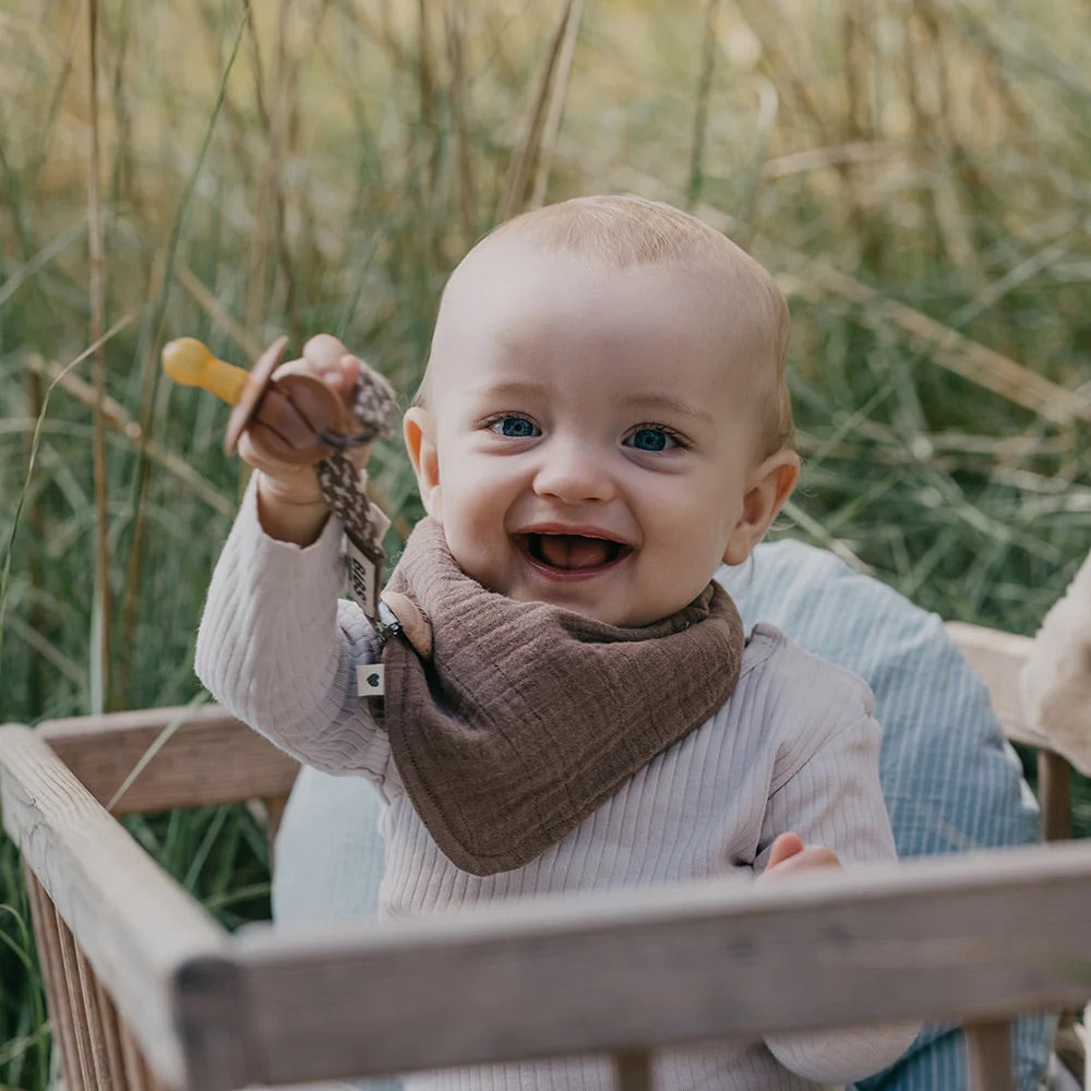 BIBS Bandana Bib - Dark Oak