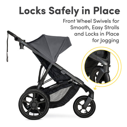 BOB Wayfinder Jogging Stroller - Storm