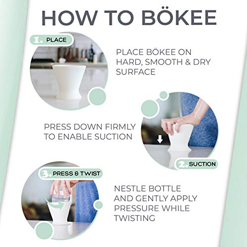 Bokee The Bokee Baby Bottle Holder - Soft White