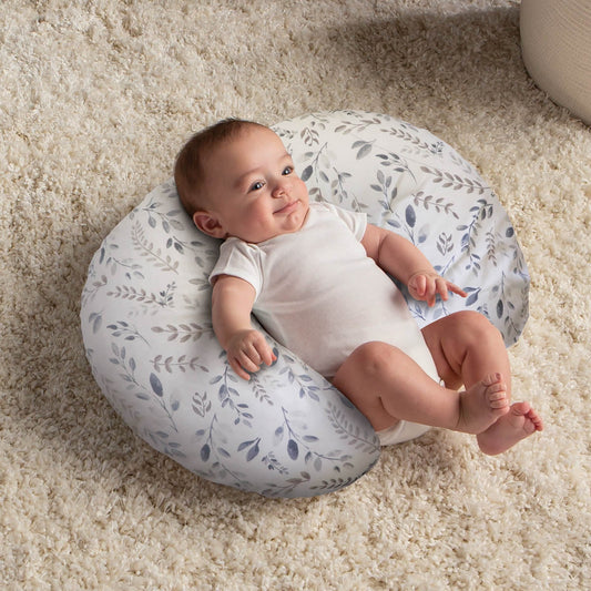 Boppy Original Feeding & Infant Support Pillow - Gray Taupe Leaves