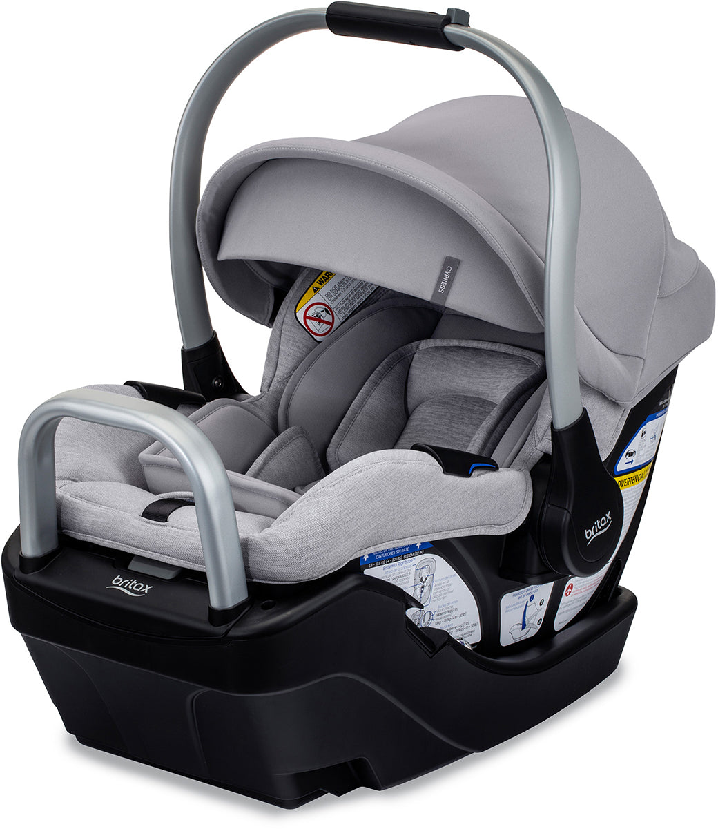 Britax Cypress Infant Car Seat with Alpine Anti-Rebound Base - Ponte Glacier