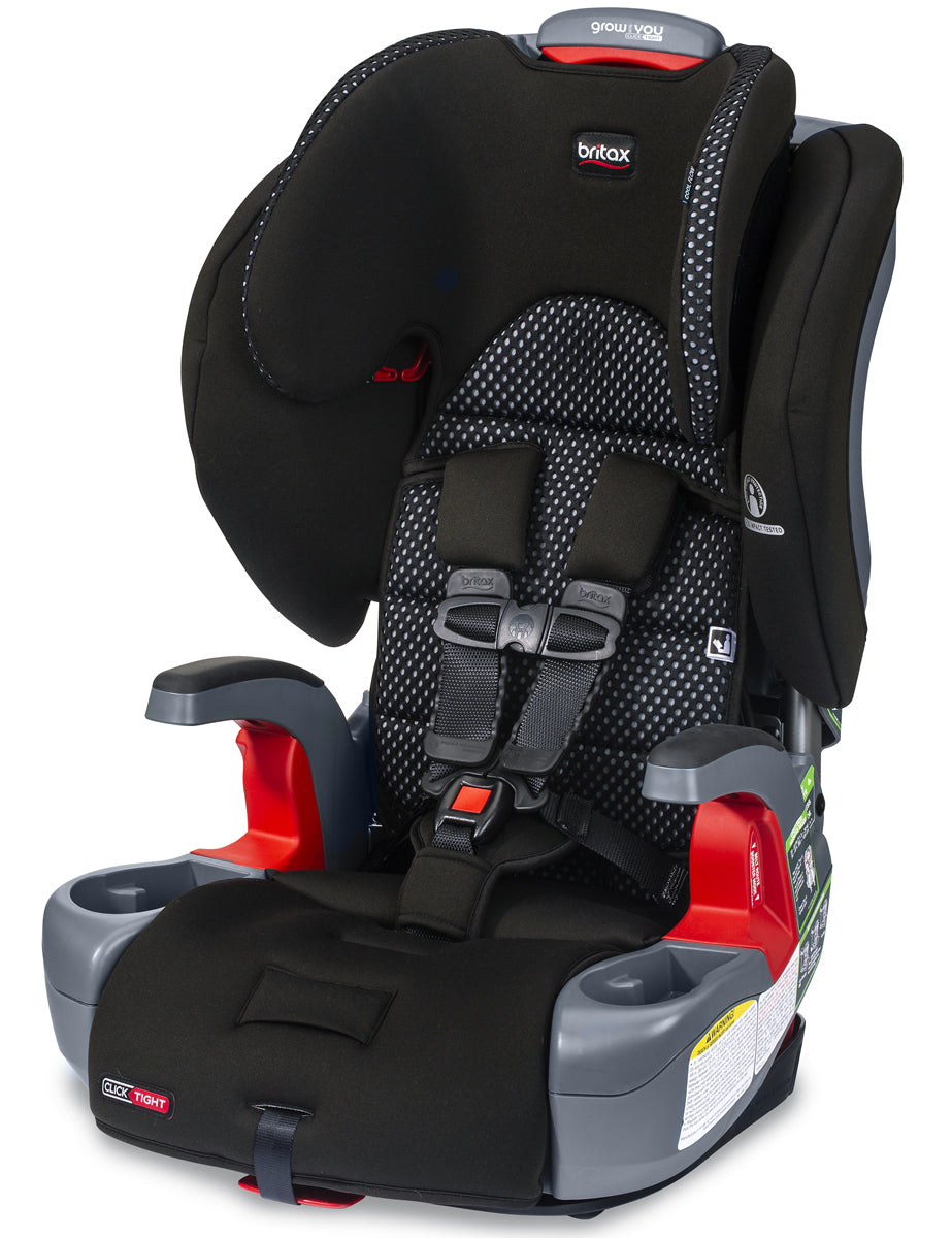 Britax Grow With You Clicktight Harness Booster Car Seat - Cool Flow Gray [New Version of the Frontier]