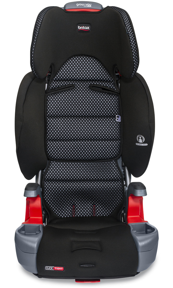 Britax Grow With You Clicktight Harness Booster Car Seat - Cool Flow Gray [New Version of the Frontier]