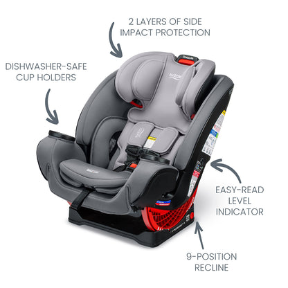 Britax One4Life ClickTight All-in-One Convertible Car Seat - Glacier Graphite