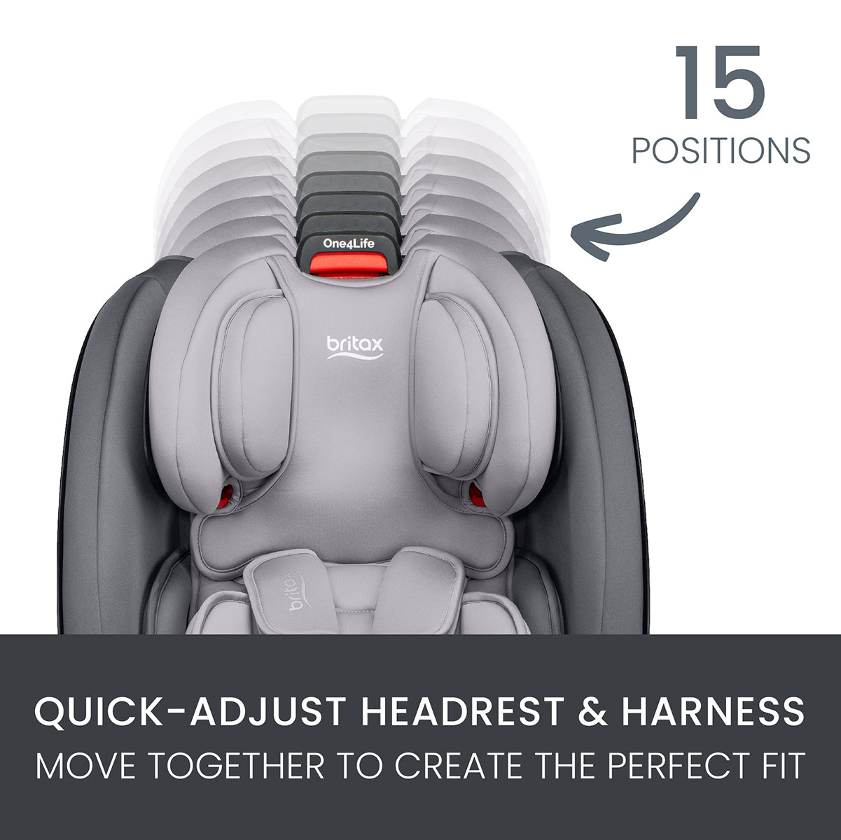 Britax One4Life ClickTight All-in-One Convertible Car Seat - Glacier Graphite