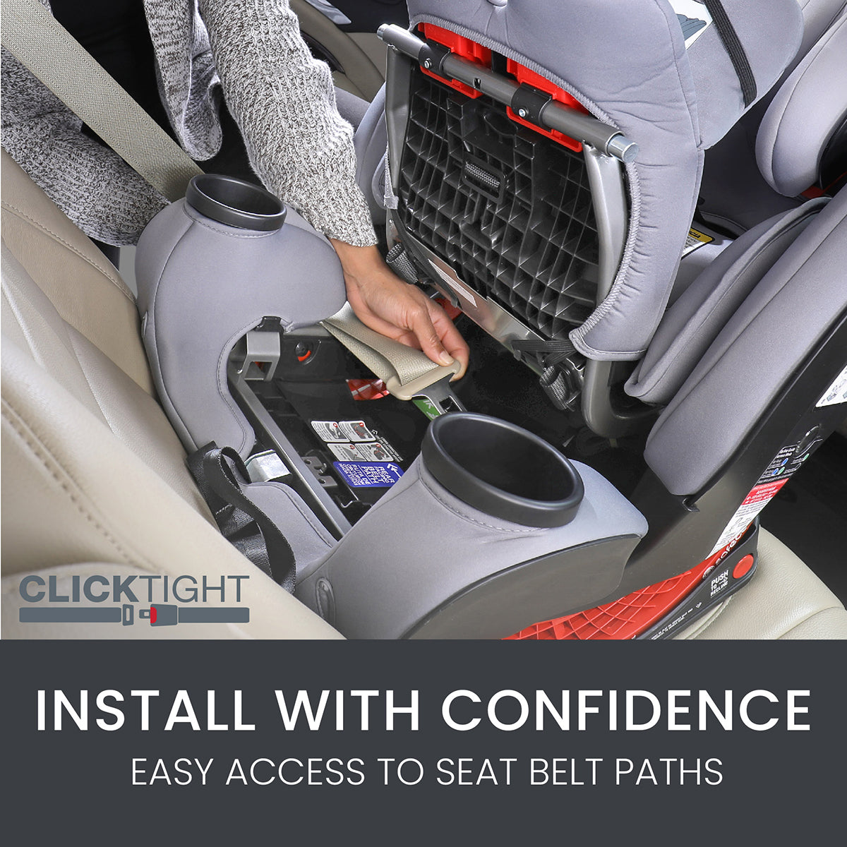 Britax One4Life ClickTight All-in-One Convertible Car Seat - Glacier Graphite