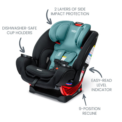 Britax One4Life ClickTight All-in-One Convertible Car Seat - Jade Onyx