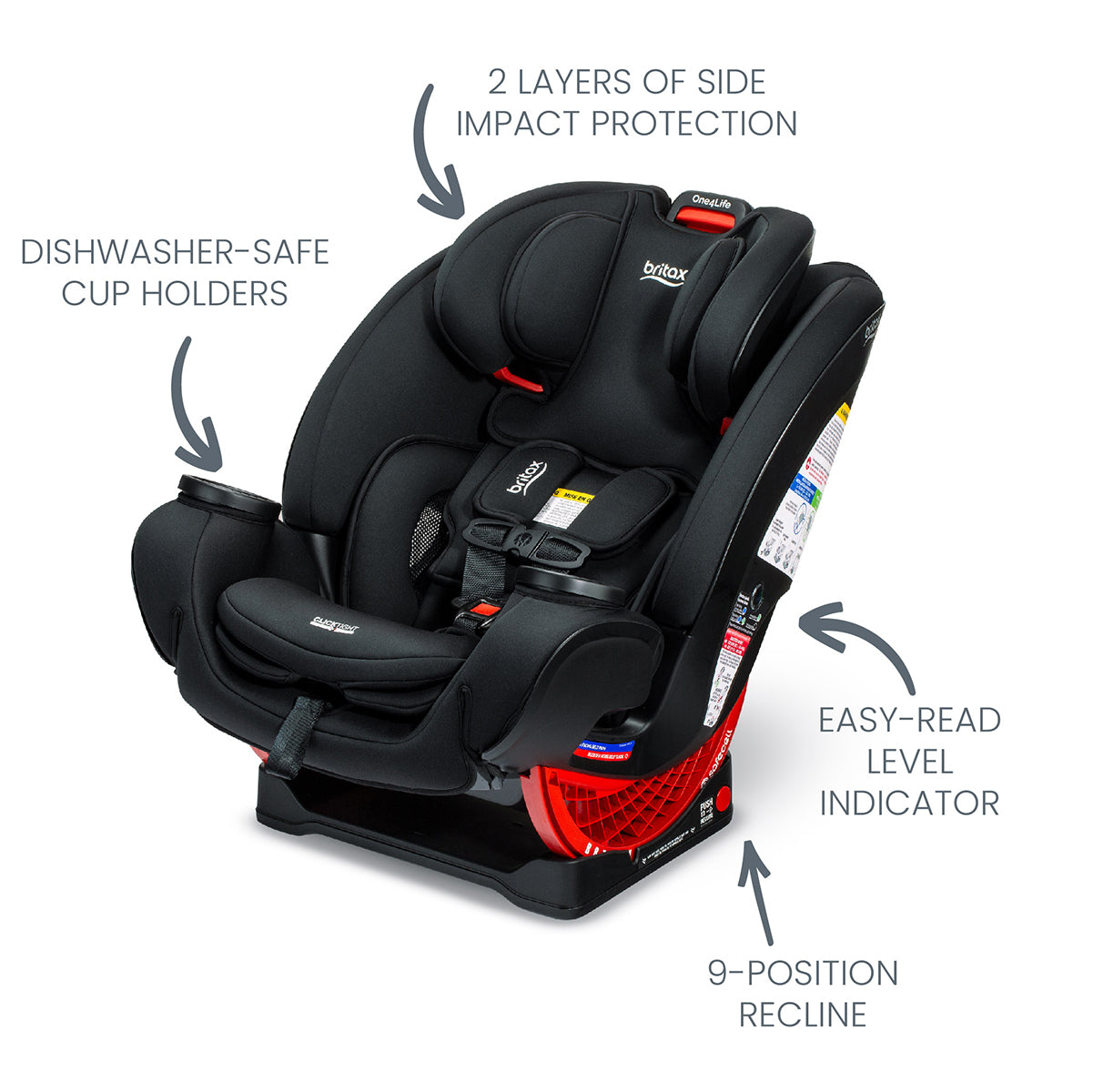 Britax One4Life ClickTight All-in-One Convertible Car Seat - Onyx