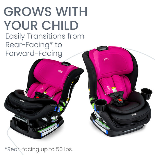 Britax Poplar Narrow Convertible Car Seat -  Magenta Onyx