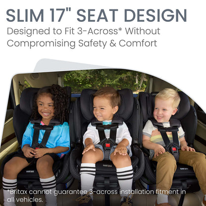 Britax Poplar S Narrow Convertible Car Seat - Onyx