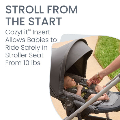 Britax Willow Grove SC Travel System - Pindot Stone