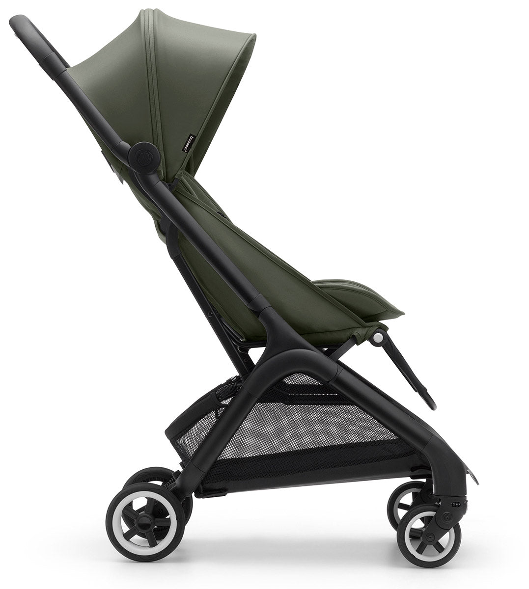 Bugaboo Butterfly + Turtle One Travel System - Black / Forest Green / Black