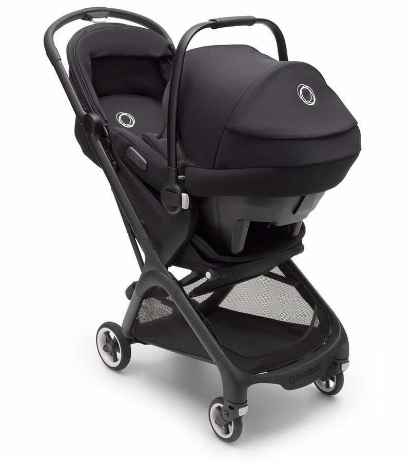 Bugaboo Butterfly + Turtle One Travel System - Black / Forest Green / Black