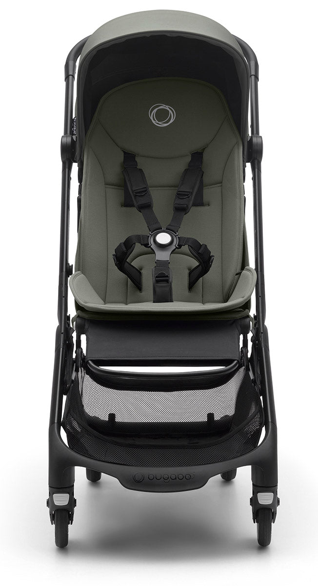 Bugaboo Butterfly + Turtle One Travel System - Black / Forest Green / Black