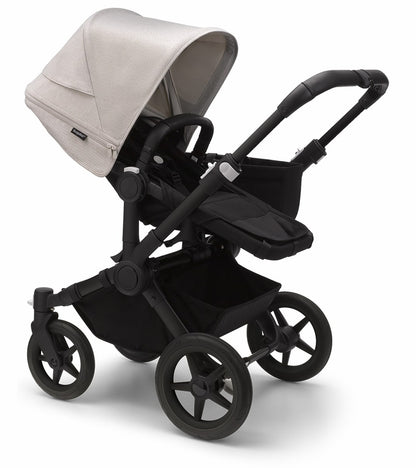 Bugaboo Donkey 5 Mono Complete Single-to-Double Stroller - Black / Midnight Black / Misty White