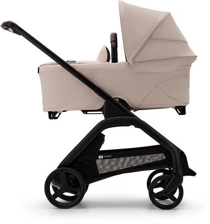 Bugaboo Dragonfly Complete Lightweight Compact Stroller + Bassinet - Black / Desert Taupe / Desert Taupe