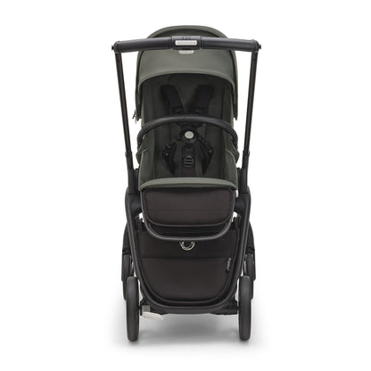 Bugaboo Dragonfly Complete Lightweight Compact Stroller + Bassinet - Black / Forest Green / Forest Green