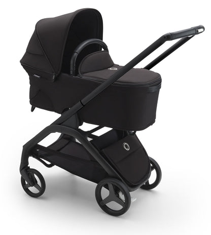 Bugaboo Dragonfly Complete Lightweight Compact Stroller + Bassinet - Black / Midnight Black / Midnight Black