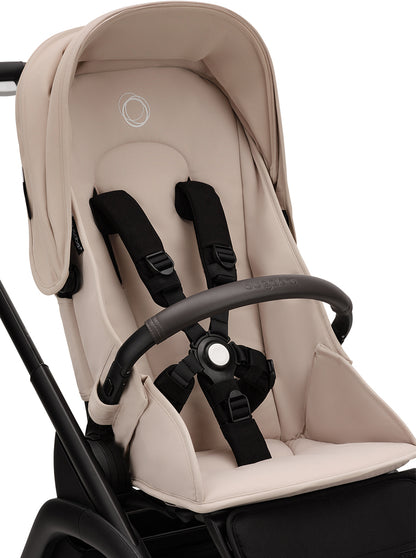 Bugaboo Dragonfly Complete Lightweight Compact Stroller - Black / Desert Taupe / Desert Taupe