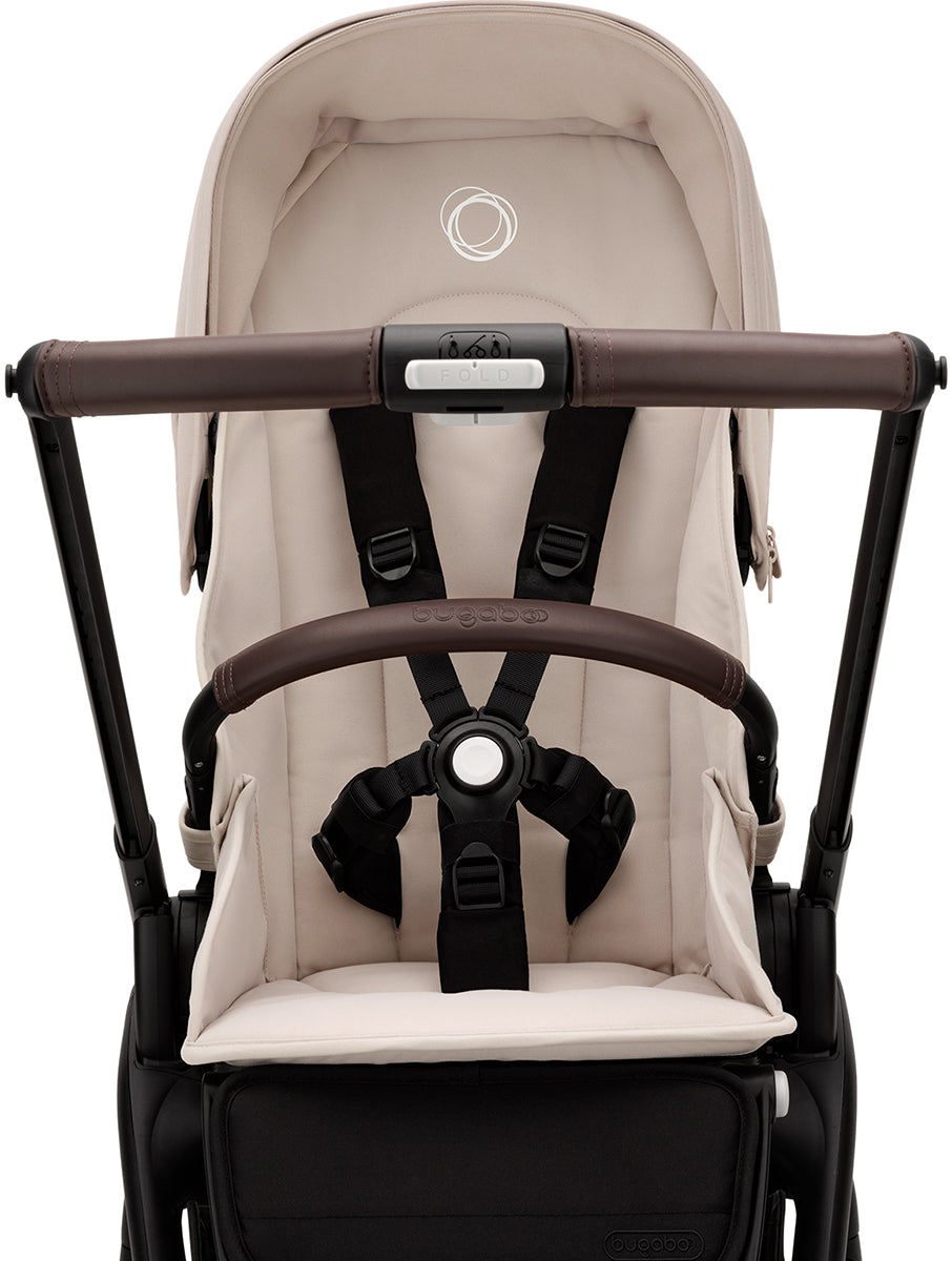 Bugaboo Dragonfly Complete Lightweight Compact Stroller - Black / Desert Taupe / Desert Taupe