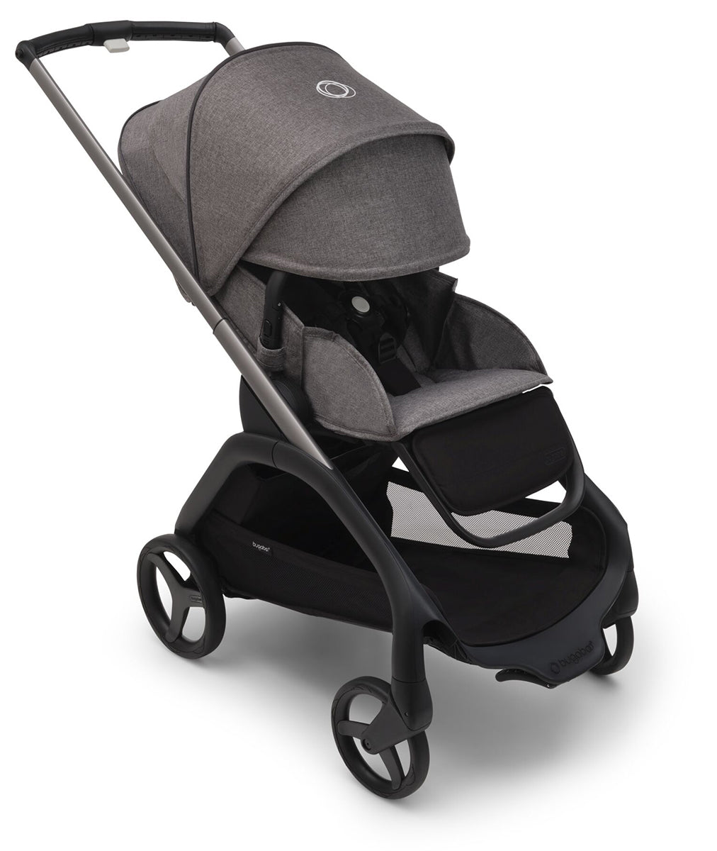 Bugaboo Dragonfly Complete Lightweight Compact Stroller - Graphite / Grey Melange / Grey Melange