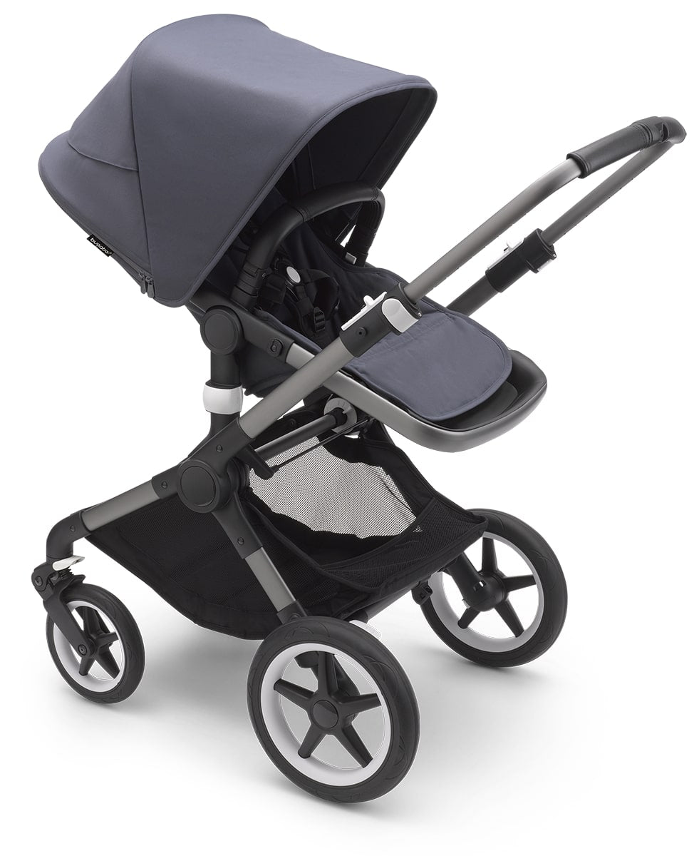 Bugaboo Fox3 Complete Stroller (One Box) - Graphite / Stormy Blue / Stormy Blue